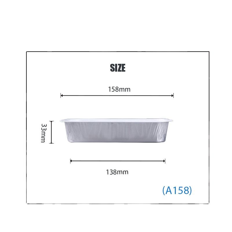 Airline Casserole Aluminum Foil Containers with Lid for Inflight Catering