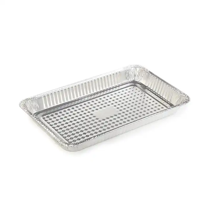 Heavy Duty Full Size Aluminum Steam Table Pans with Foil Lids (100g/120g/130g)