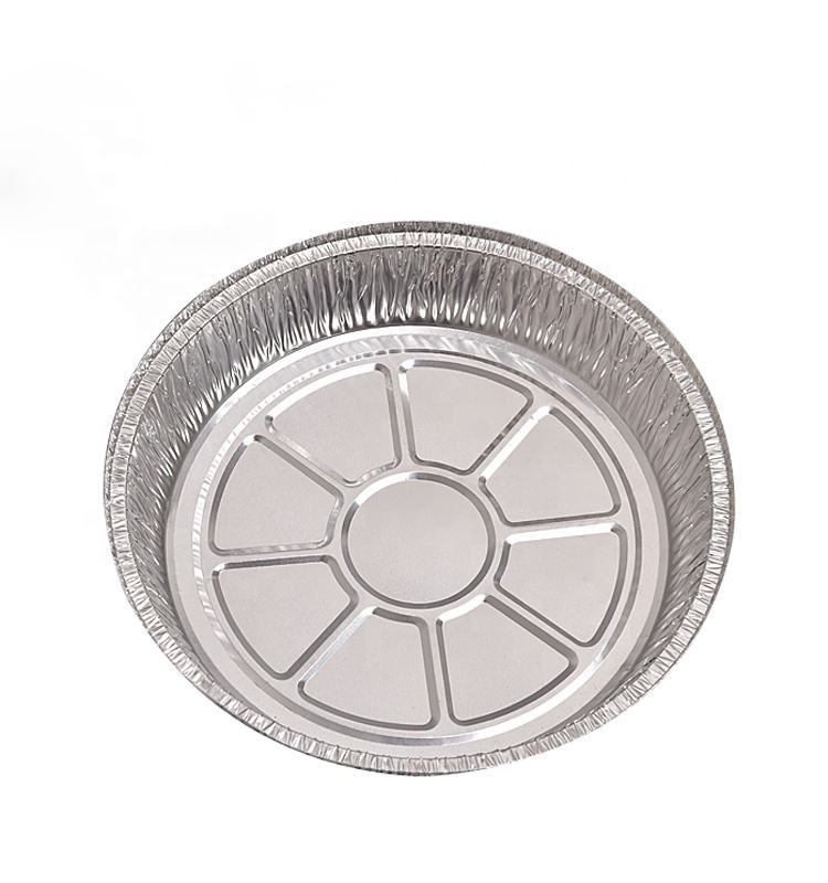 9-Inch Round Disposable Aluminum Foil Pie Pans with Lids for Baking, Air Fryer & Takeout