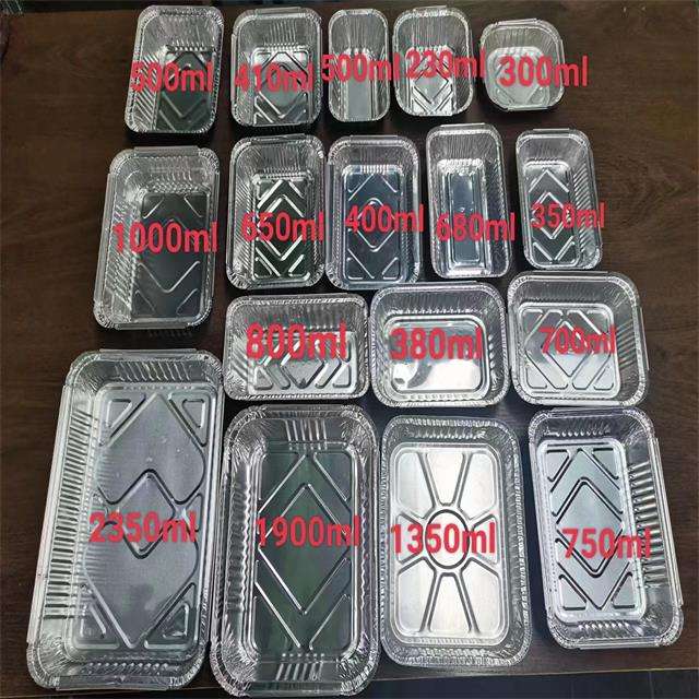 Disposable Aluminum Foil Trays with Lids - Eco-Friendly Rectangular BBQ Baking Pans