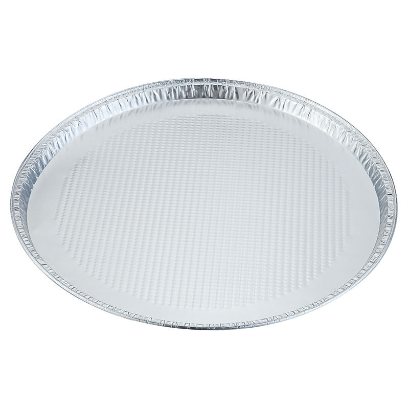 12-Inch Disposable Aluminum Foil Pizza Baking Pan - Round, Eco-Friendly, Oven Safe