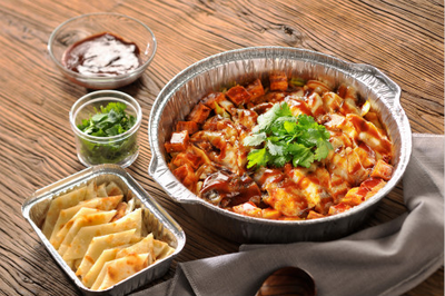 Heavy Duty Disposable Aluminum Foil Pans with Lids for Takeaway & Baking