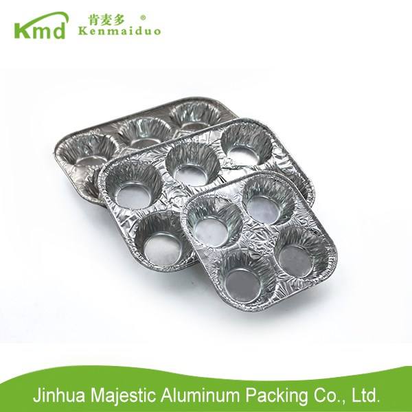 Eco-Friendly Aluminum Foil Egg Tart Cups for Baking & BBQ - Custom Logo