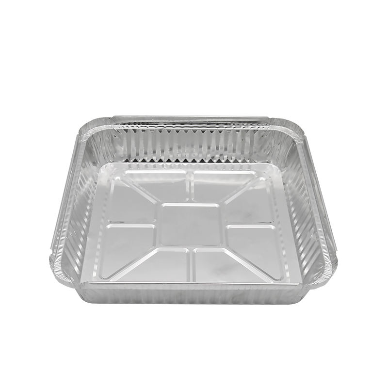 Eco-Friendly Aluminum Foil Serving & BBQ Grill Trays - Customizable, 1650ml
