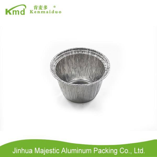 Eco-Friendly 120ml Aluminum Foil Baking Cups with Flat Lids