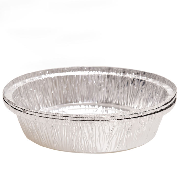 Aluminum Foil Pizza Containers - Eco-Friendly Takeout Pans 7-12 Inch