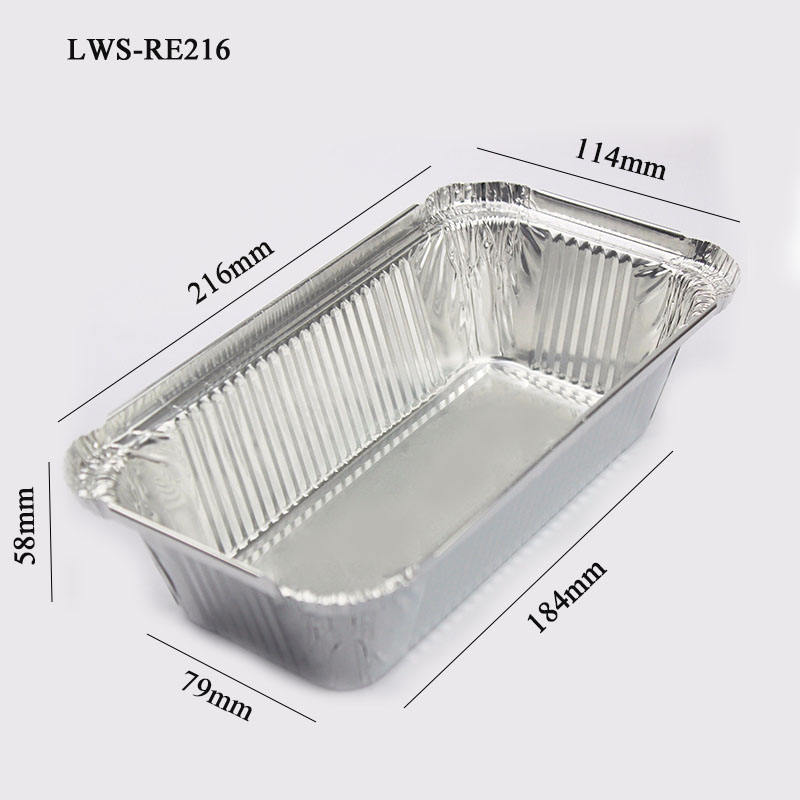 Custom 900ml Aluminum Foil Lunch Box – Disposable Takeout Mini Loaf Pan
