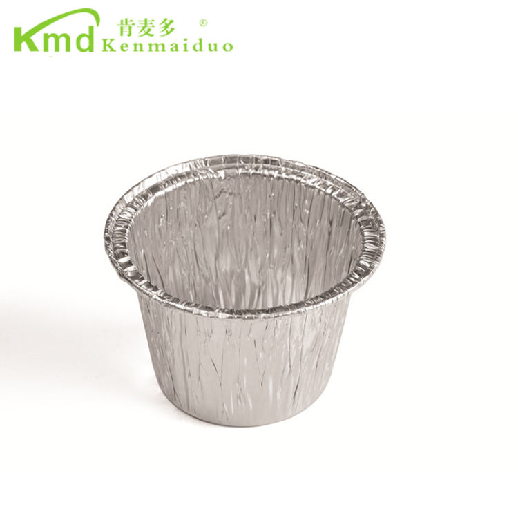 Eco-Friendly 120ml Aluminum Foil Baking Cups with Flat Lids