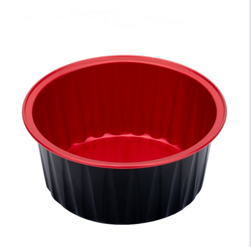 2000 Packs 125ml Colored Aluminum Foil Muffin Cups with Lids - Eco-Friendly Food Grade