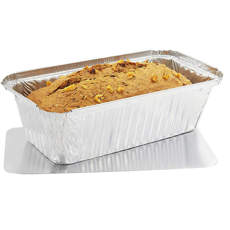 Custom 900ml Aluminum Foil Lunch Box – Disposable Takeout Mini Loaf Pan
