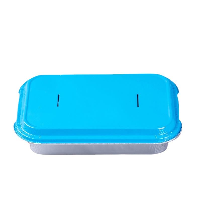 Airline Casserole Aluminum Foil Containers with Lid for Inflight Catering