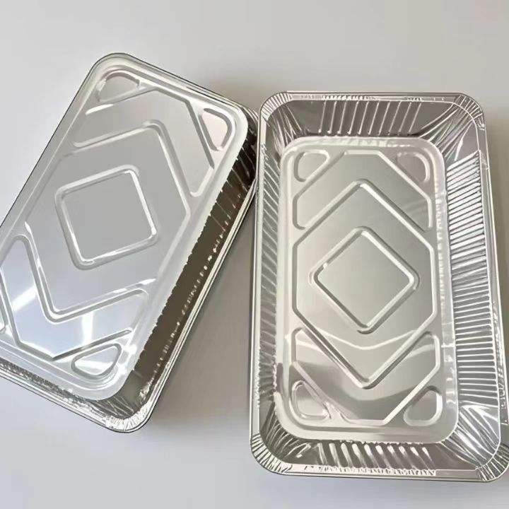 20-Inch Heavy Duty Aluminum Foil Baking Pan with ABS Lid - Food Grade, Disposable