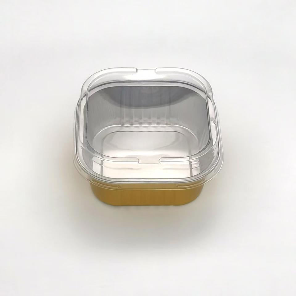 Heart-Shaped Aluminum Foil Baking Cups – Eco-Friendly Disposable Party Trays