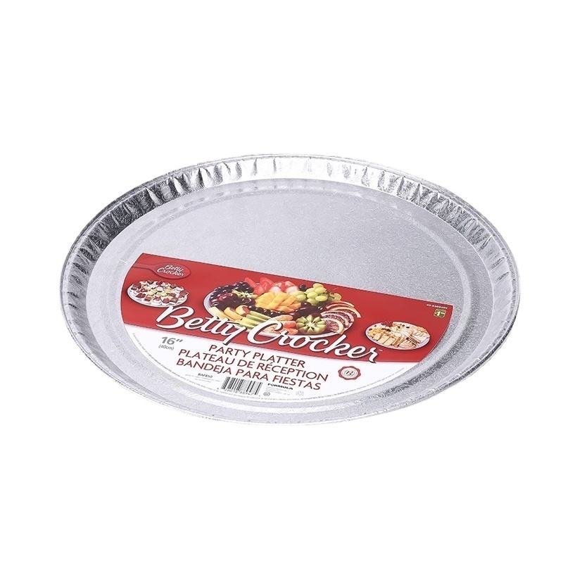 Premium Round Aluminum Foil Pizza Pan - Eco-Friendly Baking Container