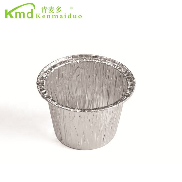 Eco-Friendly 120ml Aluminum Foil Baking Cups with Flat Lids