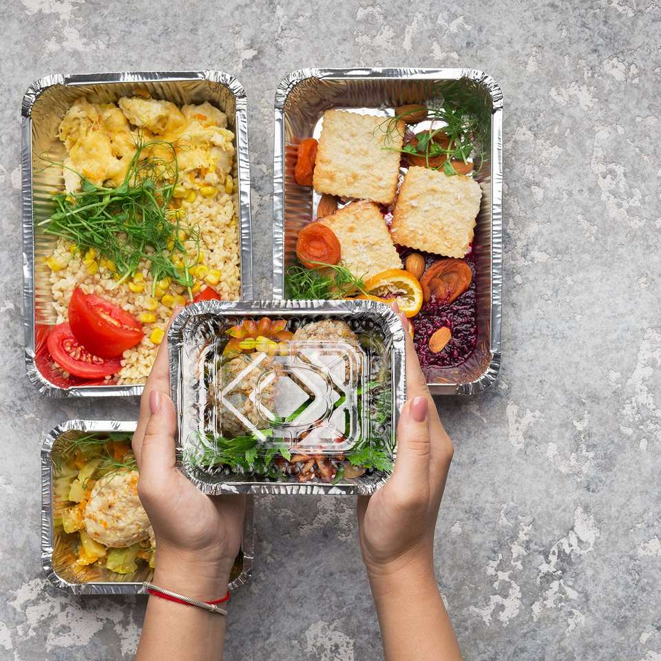 Eco-Friendly 230ml Round Aluminum Foil Container with Cardboard Lid